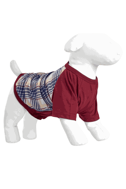 pijama para cachorro e dono xadrez mania pijamas 4