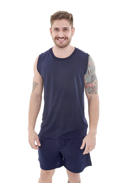 pijama masculino machao cavado marinho basico 3