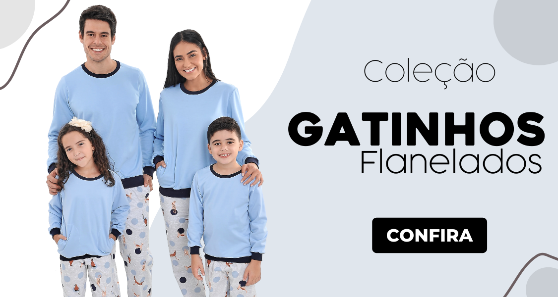 Gatinhos Flanelados