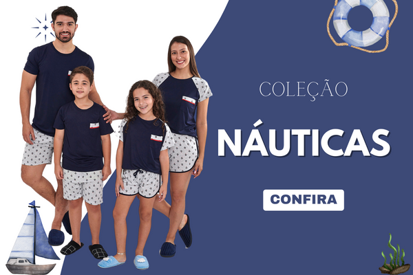 Pijamas Família Náuticos 2