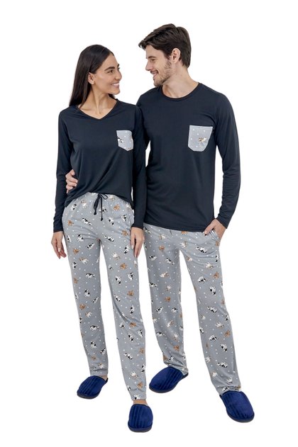 Pijamas de casal e namorados iguais: modelos inverno e verão! - Mania ...
