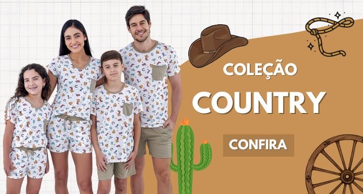 Coleção Pijamas COUNTRY 2024