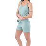pijama feminino curto verao alca verde poa mania pijamas 5