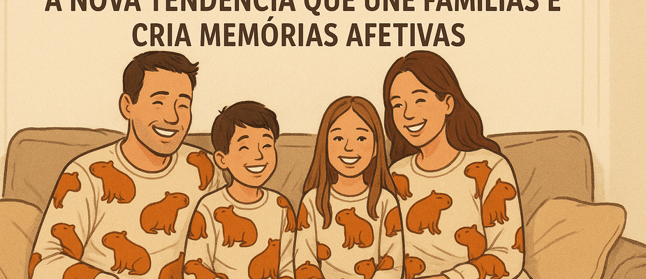 Pijamas de Capivaras: A Nova Tendência que Une Famílias e Cria Memórias Afetivas