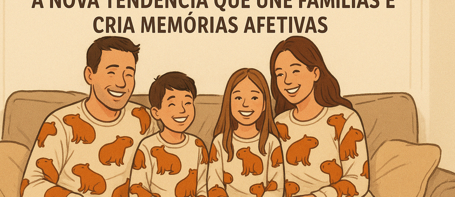 Pijamas de Capivaras: A Nova Tendência que Une Famílias e Cria Memórias Afetivas