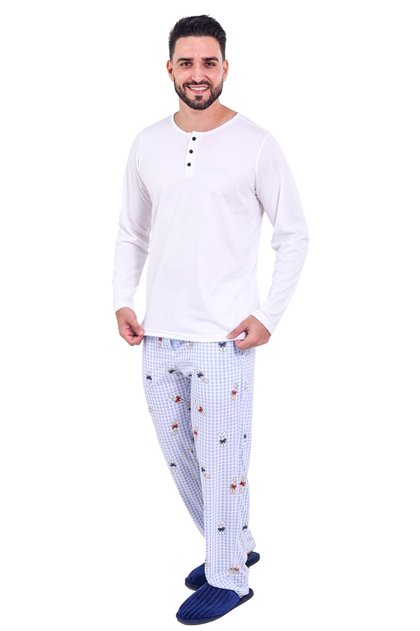 pijama masculino longo coelho mania pijamas 2025
