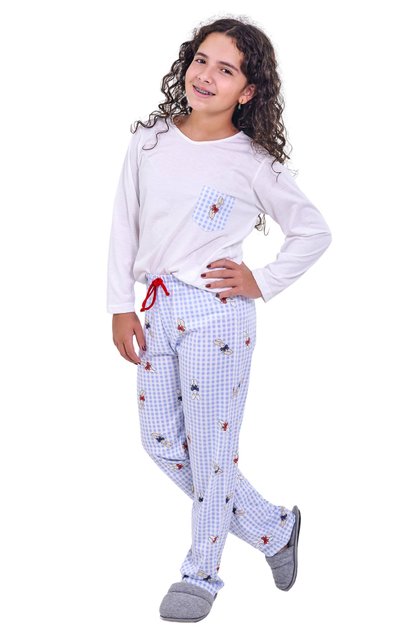 pijama infantil menina longo coelho mania pijamas 2025
