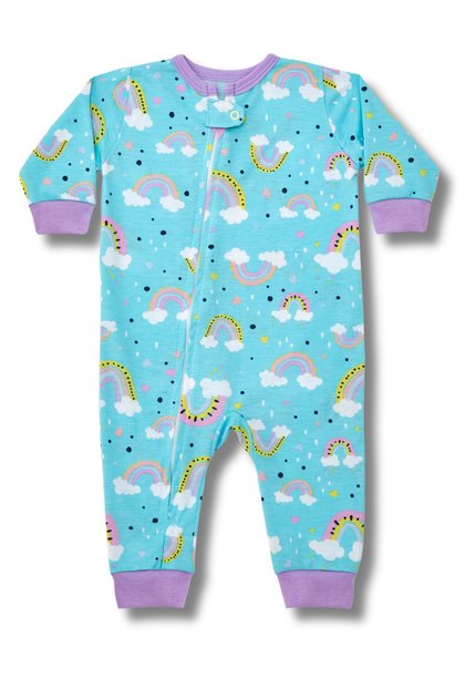 macacao para bebe arco iris mania pijamas 2025