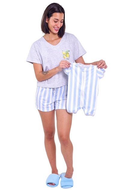 kit de pijamas mamae e bebe limao ania pijamas 2025 2