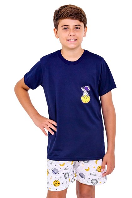 pijama infantil menino planetas verao mania pijamas 3